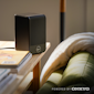 Klipsch Flexus SURR 100 behind couch 2000x2000 logo v02